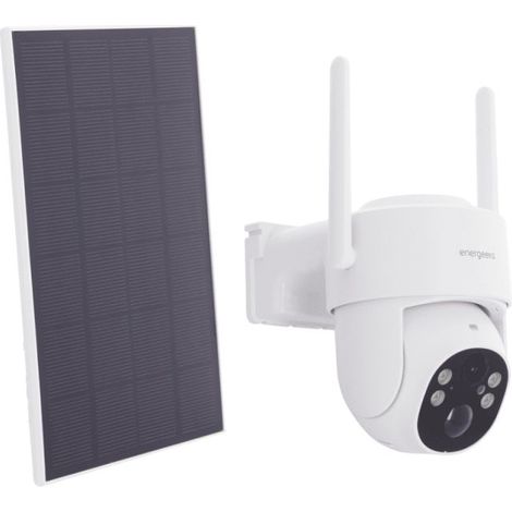 Caméra connectée solaire 4G motorisée extérieure – Vision nocturne – Angle d'inclinaison 90° – Résolution HD – Pour surveillance jardin – Energeeks