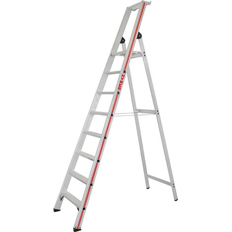 Escabeau 8 marches - Hauteur atteignable 3.85m - 8026/8 (1/5)