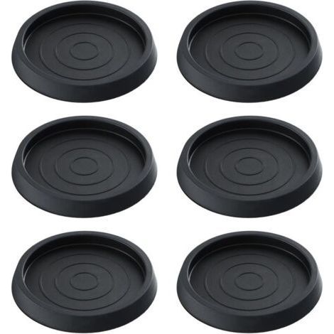 6 Pièces Patins Antidérapants pour Pieds de Meubles, Patin Caoutchouc Antidérapant Patins Rond Pied de Chaise pour Protection du (1/3)