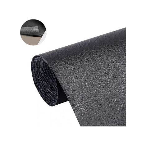 Décoration fixe en cuir autocollant noir 50137cm noir (1/3)