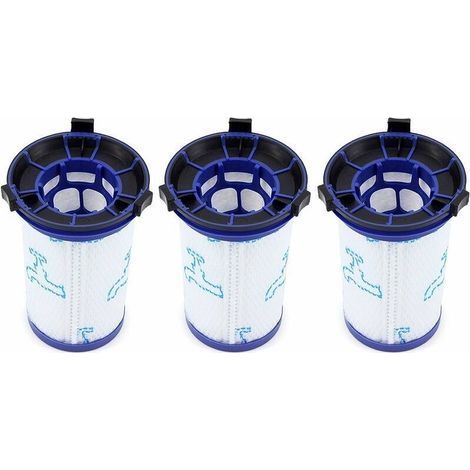 Lot de 3 Filtre de remplacement pour Rowenta Air Force 360 / X-Pert Essential 260 Aspirateur sans fil RH9037 RH9038 RH9039 RH9051 RH9057 RH9079 RH9081 RH9086 (Alternative au ZR009001) (1/5)