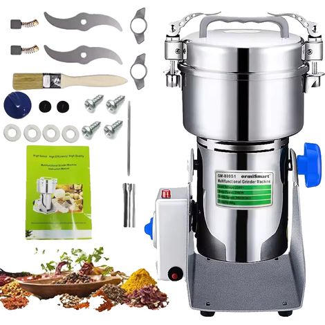 Macinino per erbe aromatiche, grande capacità, design a bilanciere, 800 g (1/2)