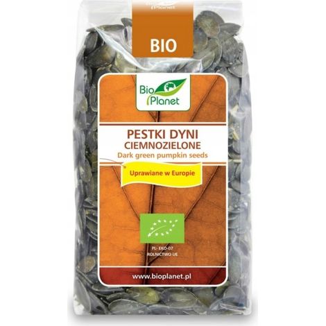 Dunkelgrüne Kürbiskerne (aus europäischem Anbau) BIO 350 g - BIO planet