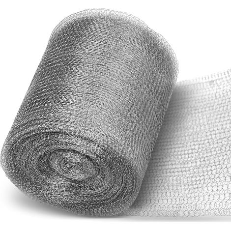 Grillage métallique en acier inoxydable - Grillage en acier inoxydable - Filet anti-matière - Maille métallique fine - Pour lutte contre les rongeurs, les insectes et les oiseaux - Pour jardin (1/5)