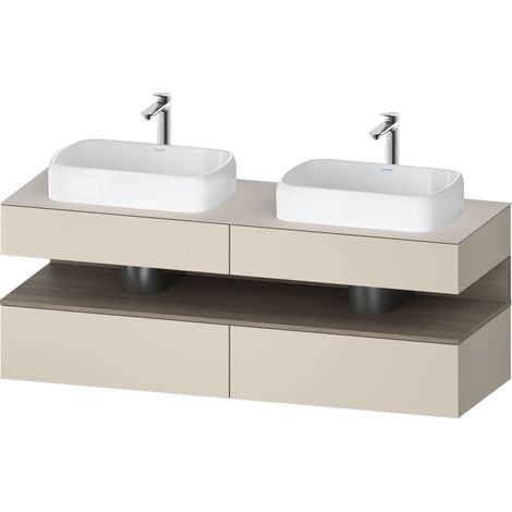 Duravit Collection One Meuble sous-vasque sur console, 2 tiroirs, (1/2)