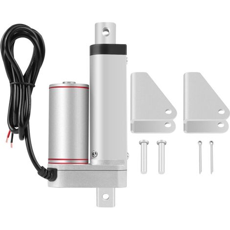 Tige de poussée électrique JS-TGZ-U1 (avec support) 1000N 12VDC (course 100mm)-Crezuo