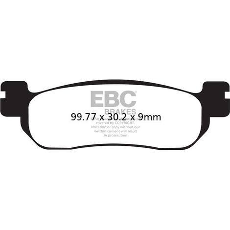 Pastillas de freno reforzadas EBC FA275HH (juego para 1 disco)