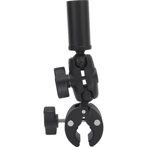 Support réglable en alliage d'aluminium pour antenne Mini Dishy, fixation sur échelle, mât, voiture ou camping-car, avec adaptateur et collier de serrage (1/5)