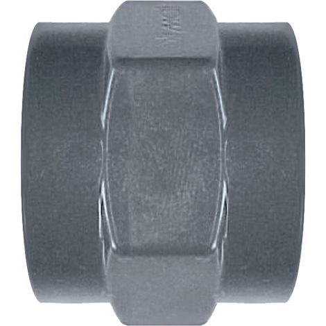 Manchon PVC F Jardibric Raccordements Arrosage Enterré Raccords PVC à Visser PN10 (F 33x42)