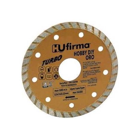 Discos Diamantados Turbo Ø mm.115