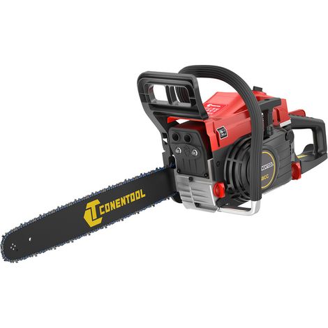 Tronçonneuse Essence CONENTOOL - Moteur 2-Temps 58cc, 2.55kW, 50cm de Coupe, Adaptée aux Travaux Intenses en Forêt et en Jardin (1/5)