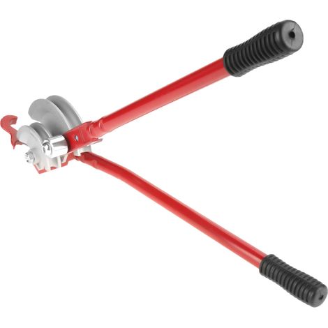 Cintreuse de tubes rouge manuelle 2 en 1 à 180° pour tubes robustes de 15 mm/22 mm (1/5)