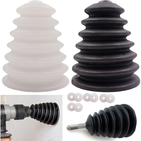 Capuchon Anti Poussiere - Pour Marteau Electrique - Protection Contre La Poussiere Pendant Le Perçage - 2 Pièces (1/5)
