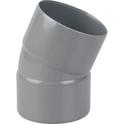 Racord doble hembra pvc Wavin 3026069 ángulo 20 grados