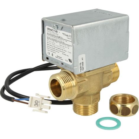 Vanne 3 voies 24 V avec câble 1000 mm