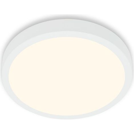 LED Deckenlampe Aufbauleuchte Werkstattlicht 4000K 16W Ø28cm weiß Briloner