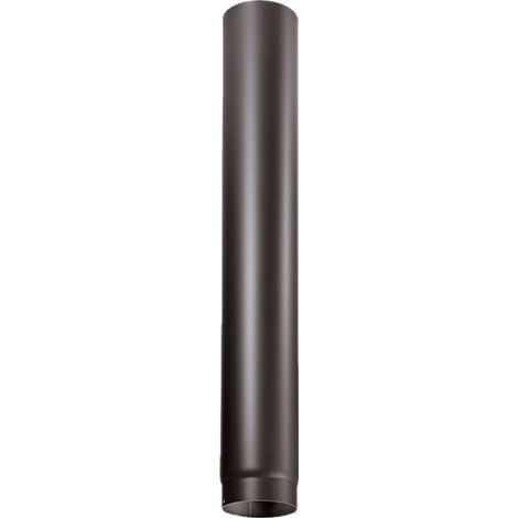 Tubo nero diametro 18cm lunghezza 100cm per stufa a legna in acciaio al carbonio (1/2)