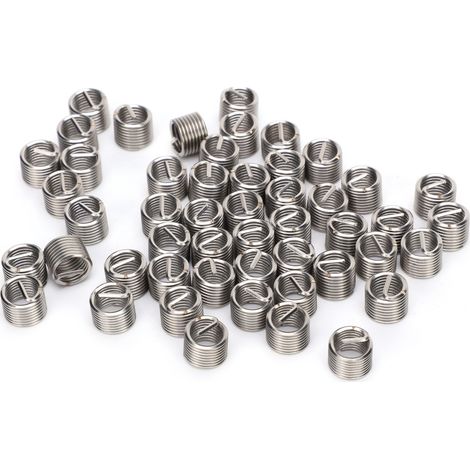 50 inserts filetés mâles et femelles réducteurs, outil de réparation, fixation en acier inoxydable M7x11,5D (1/5)