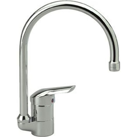 Venlo Nimbus new robinet de cuisine 1 poignée avec bec haut orientable et perlateur chromé (1/4)