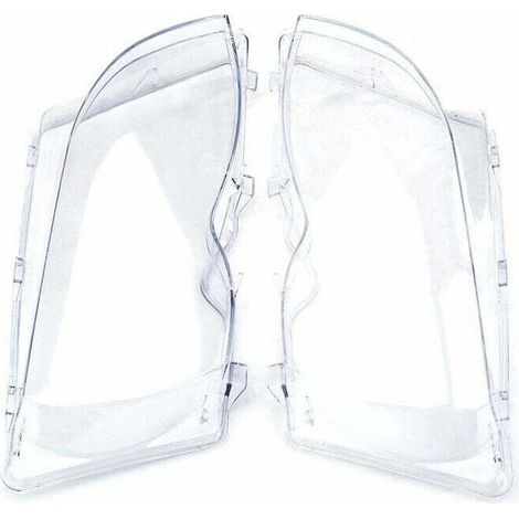 Clear headlight cover for BMW 3 Series E46 (2001–2005) – Tempered glass, part number 63126924043 / 63126924044 (1/4)