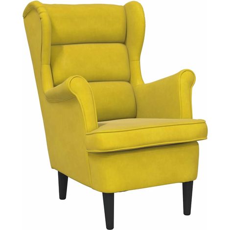 Maison Exclusive - Poltrona Giallo Senape in Velluto (1/5)