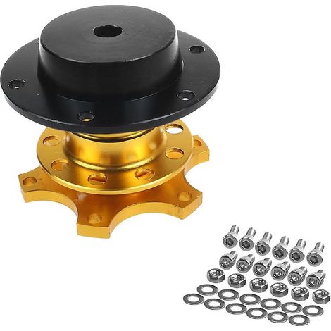 Universal-Schnellverschluss-Adapter für 6-Loch-Lenkräder aus Aluminiumlegierung – Werkzeug zum Ausbau des Lenkrads