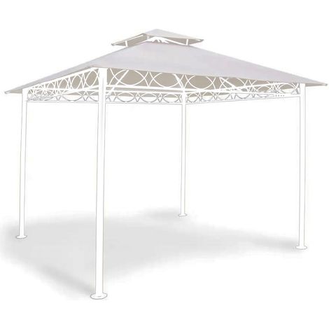 TELO RICAMBIO GAZEBO ECHOS MT.3X4 BEIGE JU037 (1/3)