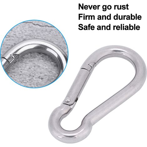 Mousqueton Sécurisé pour Équipement de Plongée - Accessoire Plongée KEEP DIVING