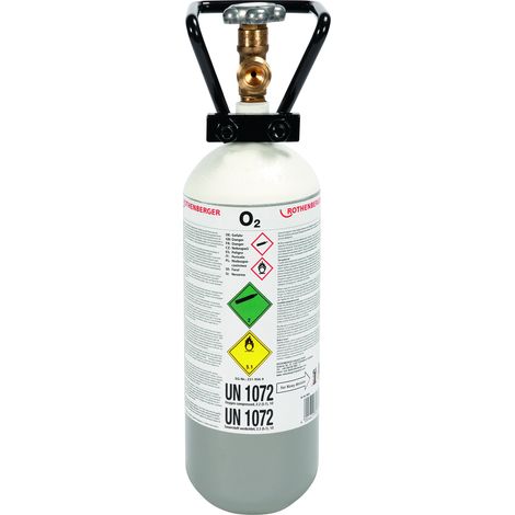 ROTHENBERGER Bouteille d'acier à oxygène, 2,0l - 35635