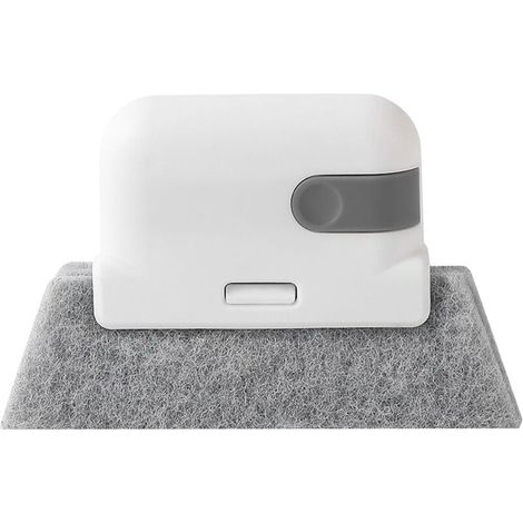 Brosse de nettoyage de rainure de fenêtre 2 en 1, outil de nettoyage de seuil de piste détachable à main détachable pour le nettoyage de la maison