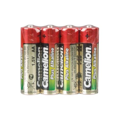 Camelion ALCALINE AA / LR6 1.5V 2600mAh (4pcs/film rétractable)