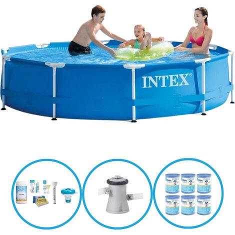 Frame Pool Rund - 305x76 cm - 4-teilig S22453 (1/5)