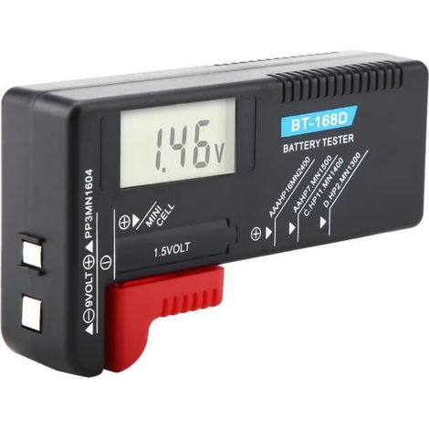 Testeur de batterie - BT - 168 - Universel - Affichage analogique - Mesure précise (1/3)