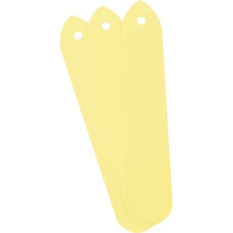100 Stück PVC-Pflanztopfstecker, Gartenstecker, Saatgutetiketten (Gelb) (1/5)