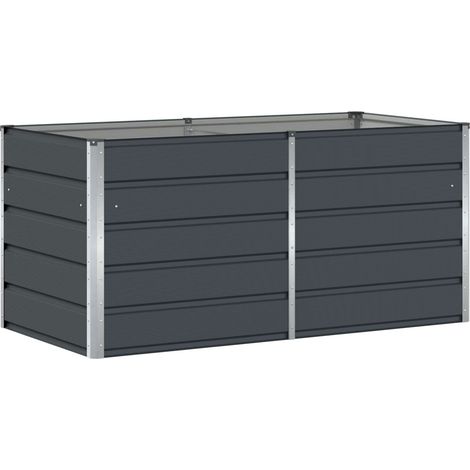 Maison Exclusive - Jardinera Antracita 160 x 80 x 75 cm Acero