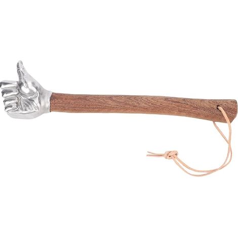 Martillo decorativo de mano, martillo de mano de acero inoxidable, material adecuado para herramientas manuales de uso ligero en emergencias (cabezal). (1/5)