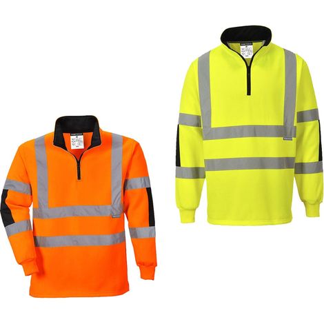 Felpa alta visibilità Portwest Rugby Xenon B308 -  - Arancione