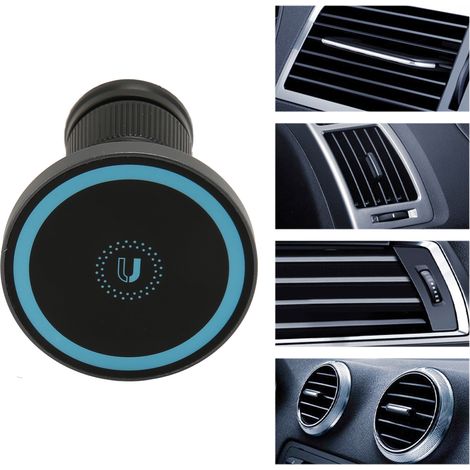 (Exclusivité Mexique) Support magnétique Magsafe pour téléphone, sans feuille magnétique adhésive requise, support rotatif pour tableau de bord de voiture avec navigation (support magnétique pour gril (1/5)