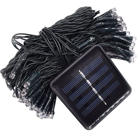 200 Chaîne En Plein Air Jeu De Lumières Coloré Jeu De Lumières Jeu De Lumières Solaire Jeu De Lumières Lampadaire Style Classique Décorer Ce LED Jeu De Lumières [Classe énergétique A+]