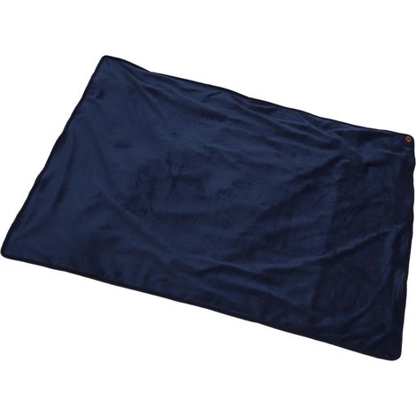 Couverture chauffante multifonctionnelle à température réglable, compatible USB, bleu marine (1/5)
