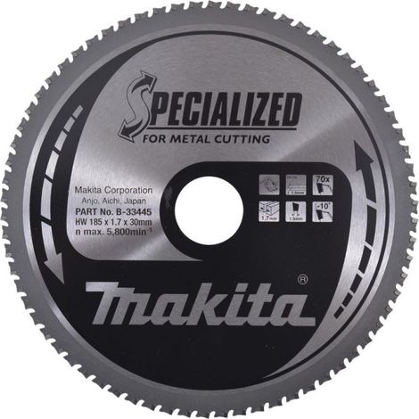 Makita SPECIALIZED Sägeblatt 185x30x70Z