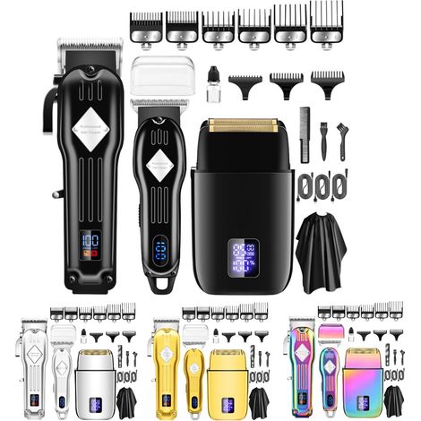 Ensemble tondeuse à cheveux et tondeuse à barbe professionnelle (1/5)