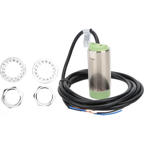 Capteur de proximité cylindrique BERM normalement ouvert, câble 1,2 mètre, 10-30 VCC, modèle 15DN