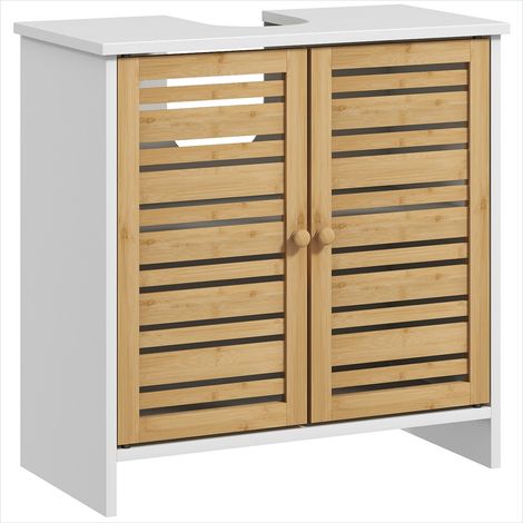 Meuble de salle de bain Armoire salle de bain blanche 60 x 30 x (1/5)