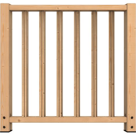 Kit de remplissage pour garde-corps 1m en bois, Selva Kordo