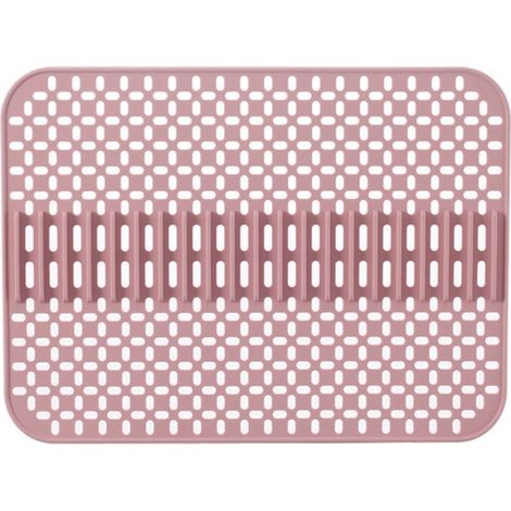 Tappetino scolapiatti in silicone grigio scuro,protezione per lavello da cucina,lavabile in lavastoviglie,superficie di scolo per la cucina (1/5)