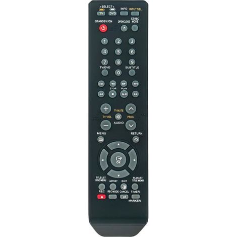 00061A Replacement Remote Control for Samsung DVD Recorder DVD-R151 DVD-R156 DVD R151 R156 (1/4)