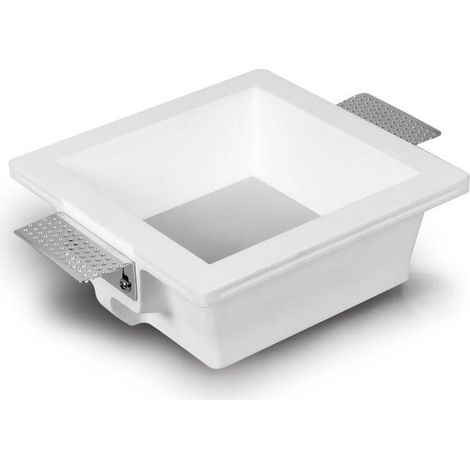 Downlight LED 9W Cuadrado Integración Escayola/Pladur Corte 183x183 mm UGR17 2700K Blanco Cálido