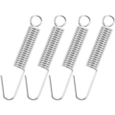 Ressort de Remplacement en Métal Argenté pour Ventilateur D'extraction Cuisine, Pack de 4 Pièces, Solide et Optimisant L'efficacité Ventilation Cuisine et Salle de Bain (1/5)