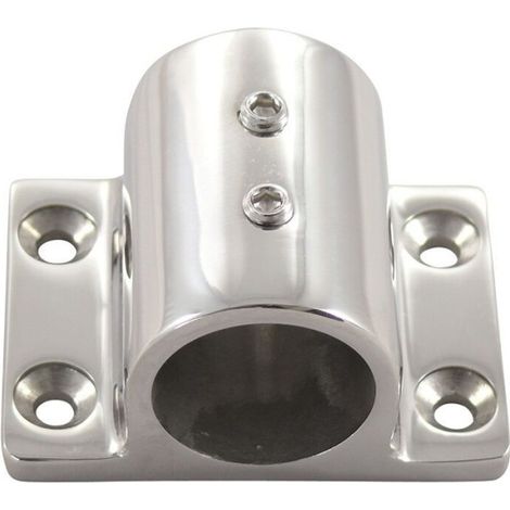 Support de tube sur platine inox A4 (non traversant)